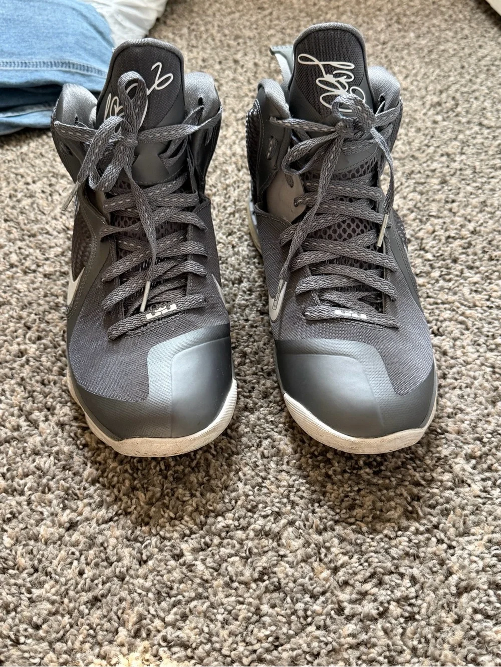 Men's Athletic High-Top Basketball Shoes - Gray